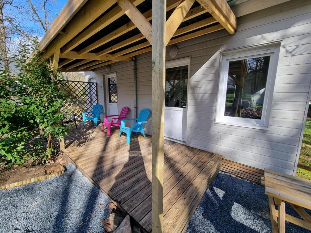 Les Chalets De Saumur, Piscine & Parc Boise, 100M Du Cadrenoir Luaran gambar
